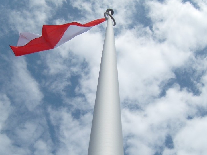 MASZT FLAGOWY ALUMINIUM CONICAL