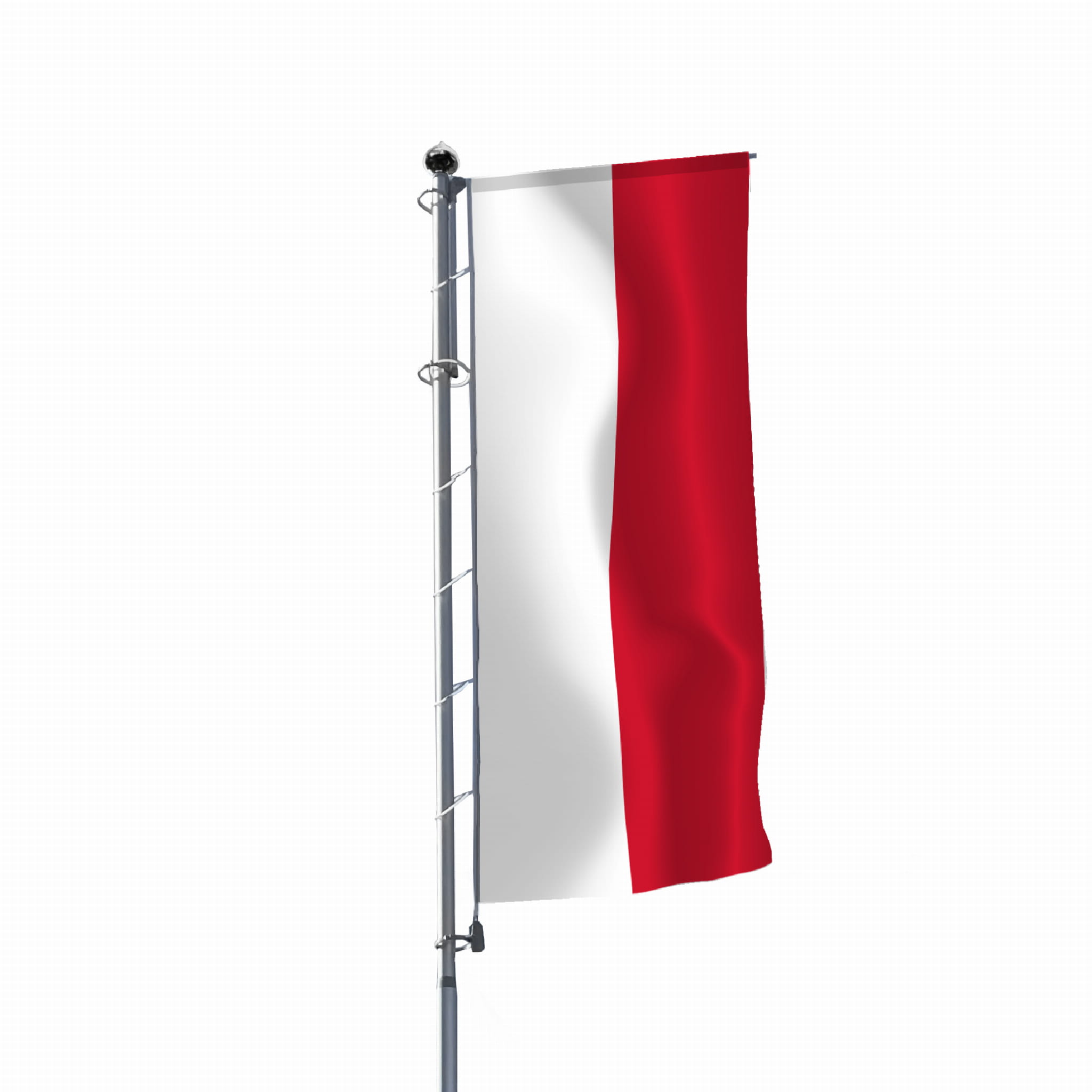 Flaga Polski pionowa różne wymiary