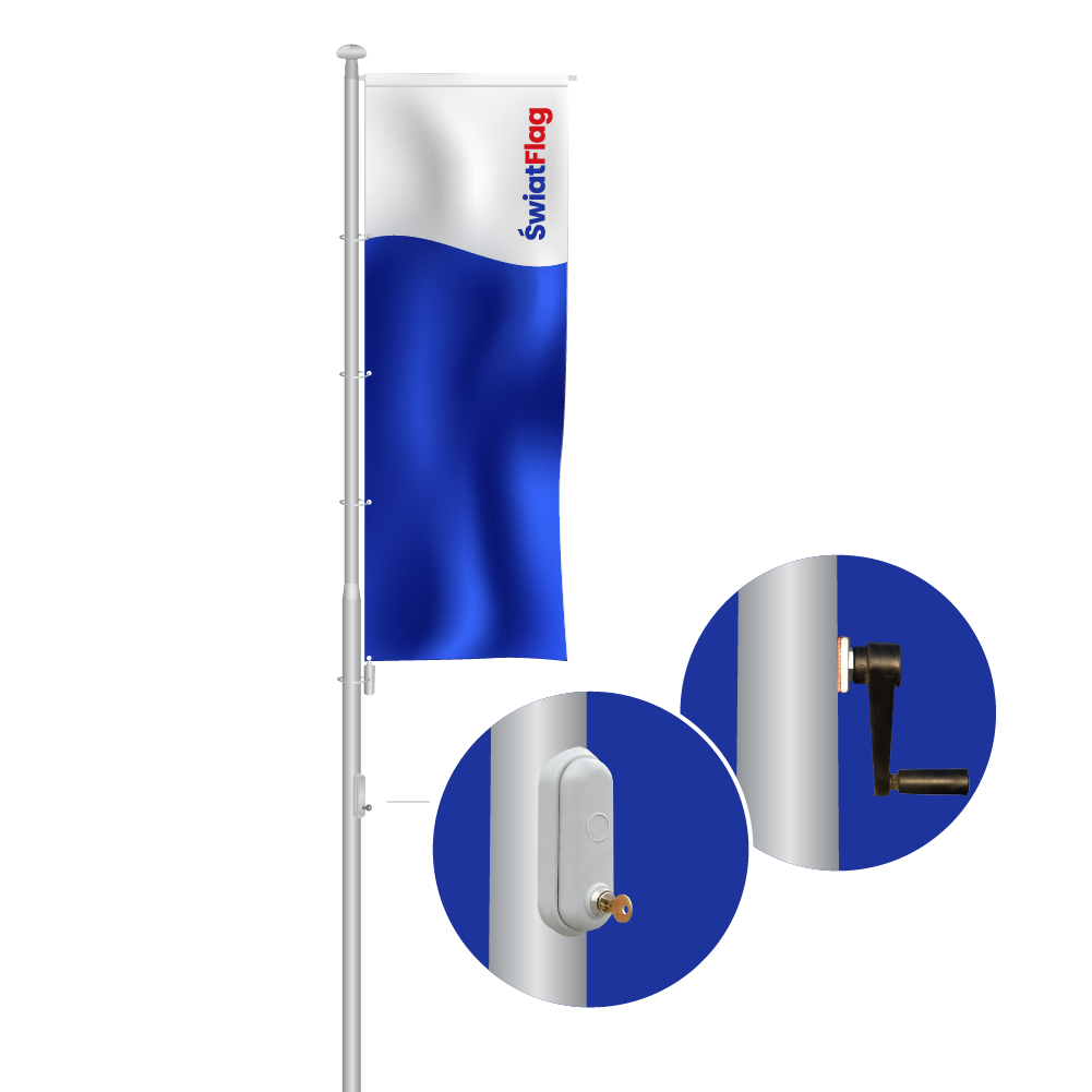 Maszt aluminium Internal Windtracker Heavy 6-12 m